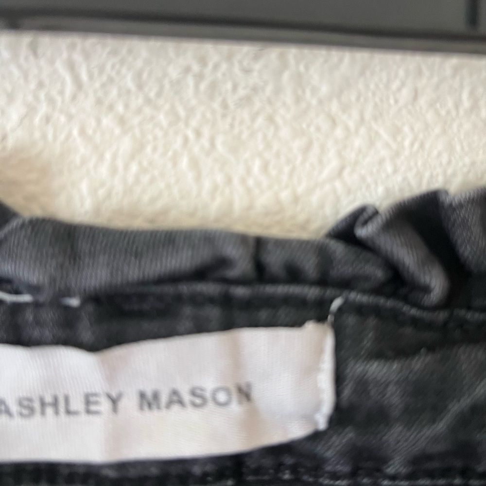 ASHLEY MASON Paperbag High Rise Denim Jeans size 9 - Picture 4 of 7